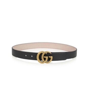 Gucci Kids Leather GG Belt in Black vous aussi creer 