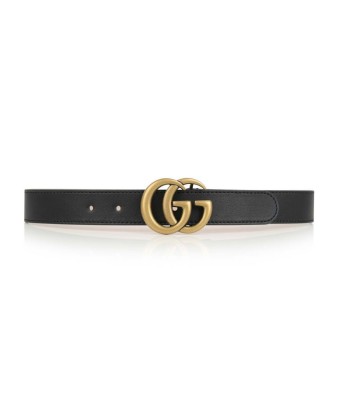 Gucci Kids Leather GG Belt in Black vous aussi creer 