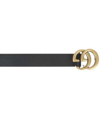 Gucci Kids Leather GG Belt in Black vous aussi creer 