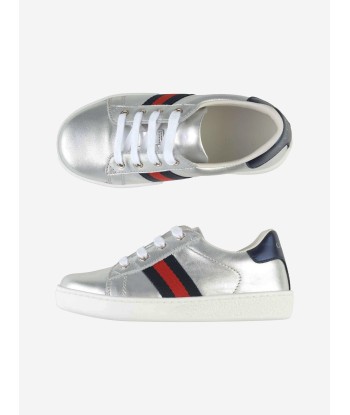 Gucci Leather Trainers brillant des détails fins