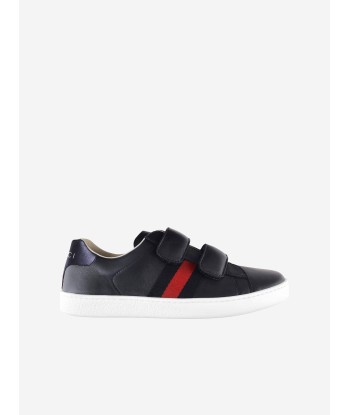 GUCCI Leather Velcro Strap Trainers votre