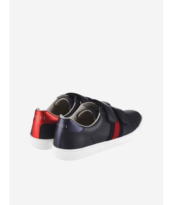 Gucci Leather Velcro Strap Trainers de la marque