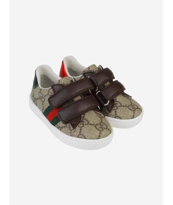 Gucci Beige & Brown GG Supreme Trainers Les magasins à Paris