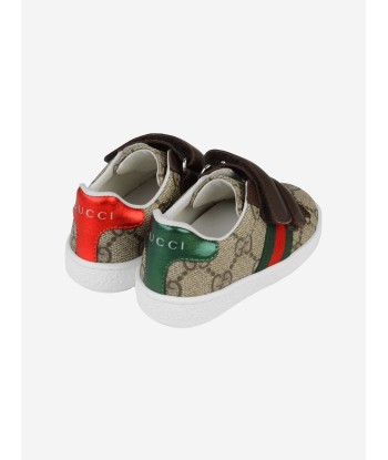 Gucci Beige & Brown GG Supreme Trainers Les magasins à Paris