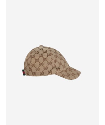 Gucci Kids Original GG Canvas Cap in Brown sélection de produits