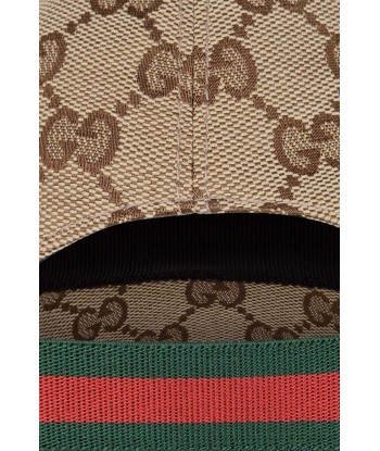 Gucci Kids Original GG Canvas Cap in Brown sélection de produits