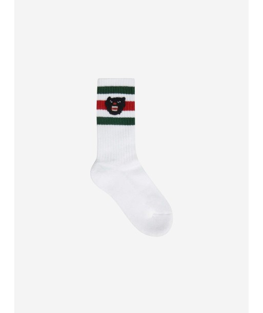 Gucci Cotton Socks With Angry Cat livraison gratuite