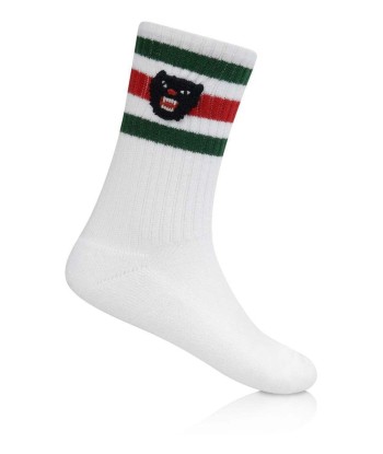 Gucci Cotton Socks With Angry Cat livraison gratuite