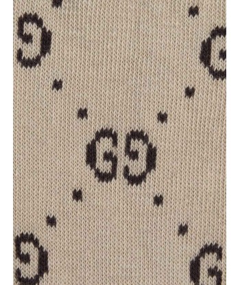 Gucci Kids GG Socks in Beige online