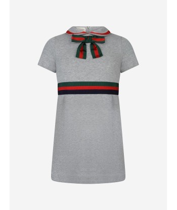 Gucci Girls Cotton Dress With Bow plus qu'un jeu 