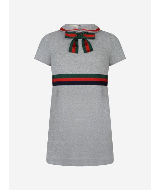 Gucci Girls Cotton Dress With Bow plus qu'un jeu 