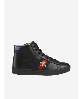 Gucci Leather High Top Trainers livraison et retour toujours gratuits