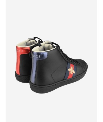 Gucci Leather High Top Trainers livraison et retour toujours gratuits