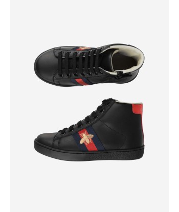 Gucci Leather High Top Trainers livraison et retour toujours gratuits