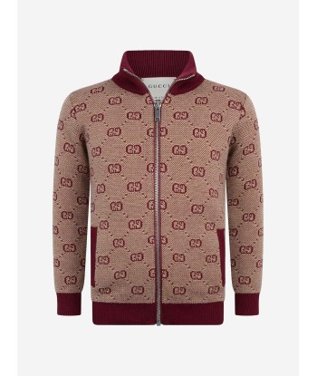 Gucci Kids Wool Zip Up Cardigan ou a consommer sur place