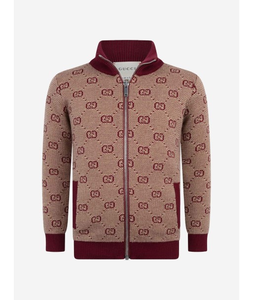 Gucci Kids Wool Zip Up Cardigan ou a consommer sur place