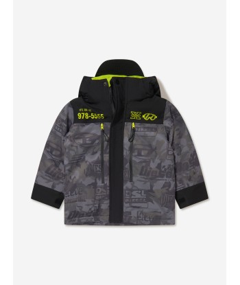 Diesel Boys Racing Print Ski Jacket paiement sécurisé