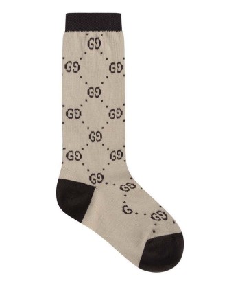 Gucci Kids GG Socks in Beige online