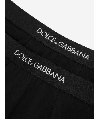 Dolce & Gabbana Boys Boxer Shorts Set (2 Pack) in Black Faites des économies