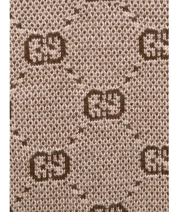 Gucci Boys Cardigan - Beige Wool GG Cardigan soldes