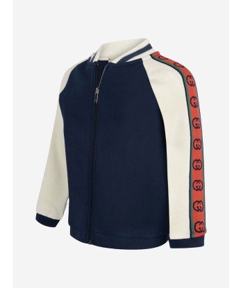 GUCCI Baby Boys Zip Up Top - Cotton Zip Up Top la livraison gratuite