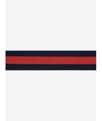 Gucci Kids Web Belt in Navy acheter en ligne