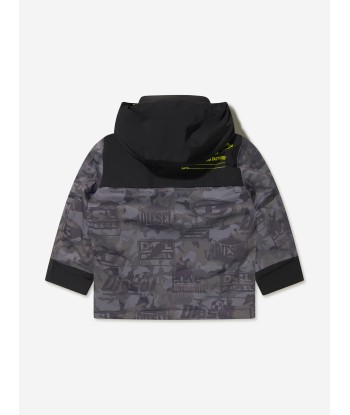 Diesel Boys Racing Print Ski Jacket paiement sécurisé