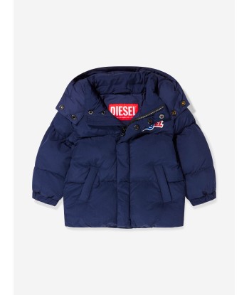 Diesel Baby Embroidered Logo Puffer Jacket des créatures d'habitude