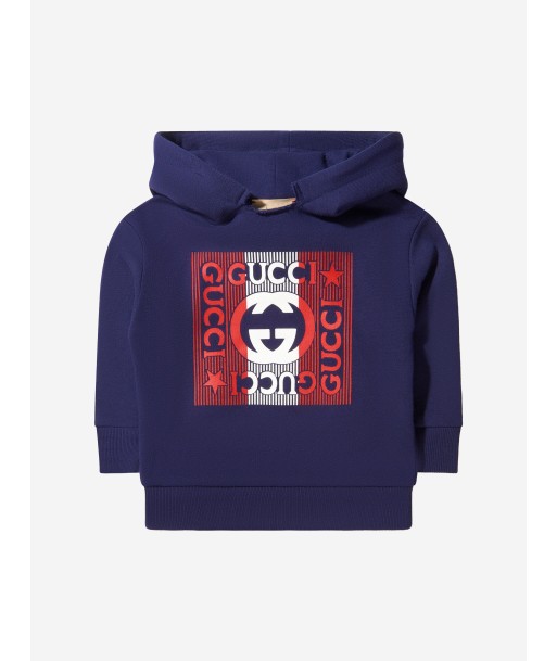 Gucci Baby Unisex Cotton Logo Hoodie 2024