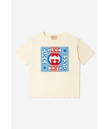 Gucci Kids Logo Print T-Shirt shop