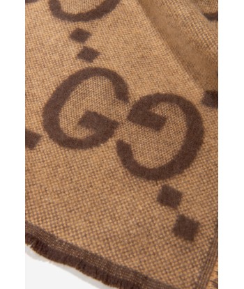 Gucci Baby GG Cashmere Blanket in Brown Comparez et commandez 