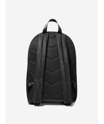 Diesel Kids Logo Print Backpack in Black Véritable concentré