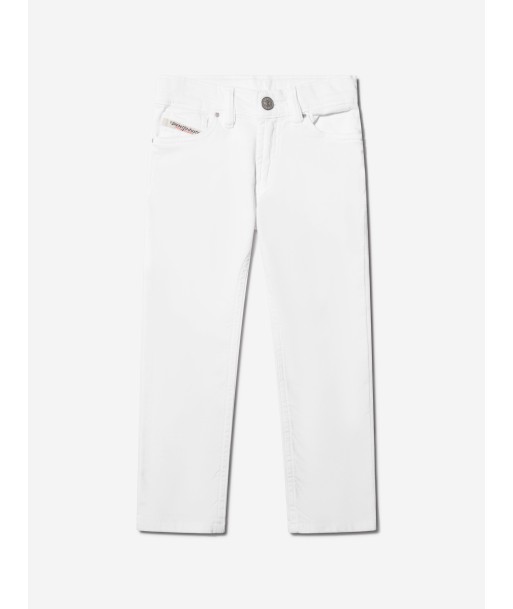 Diesel Boys 5 Pocket Jeans in White est présent 