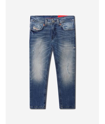 Diesel Boys Sleenker Jeans in Blue de la marque