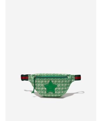 Gucci Kids GG Star Belt Bag in Green de votre