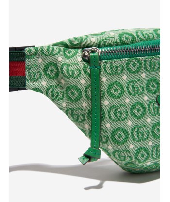 Gucci Kids GG Star Belt Bag in Green de votre