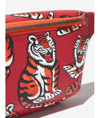 Gucci Kids Tiger Belt Bag in Red la livraison gratuite