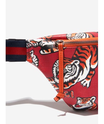 Gucci Kids Tiger Belt Bag in Red la livraison gratuite