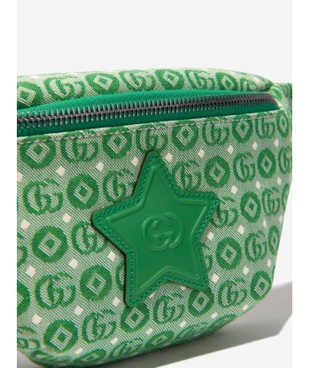 Gucci Kids GG Star Belt Bag in Green de votre