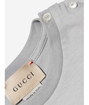 Gucci Baby Tiger T-Shirt in Grey Venez découvrir notre 