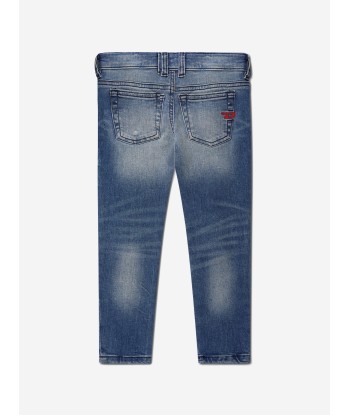 Diesel Boys Sleenker Jeans in Blue de la marque