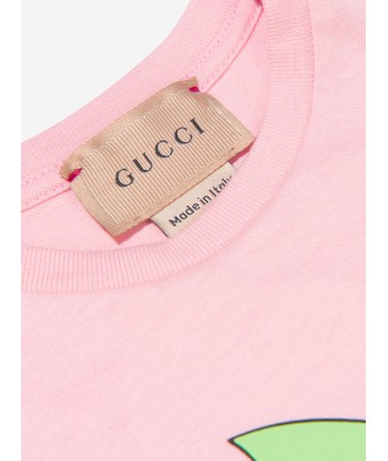 Gucci Baby Girls Apple T-Shirt in Pink votre restaurant rapide dans 