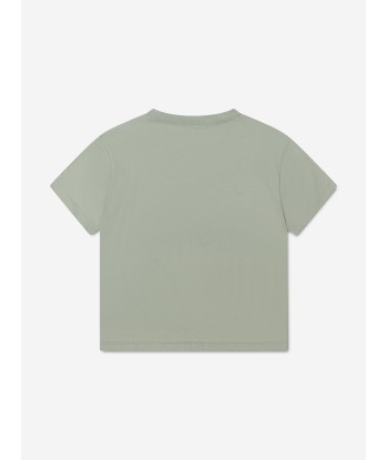 Gucci Boys Logo Print T-Shirt in Green s'inspire de l'anatomie humaine