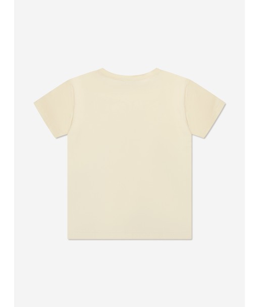 Gucci Boys Cat Print T-Shirt in Cream Véritable concentré