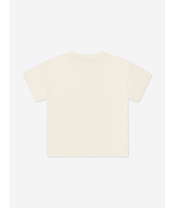 Gucci Baby Cat Print T-Shirt in Ivory 50% de réduction en Octobre 2024