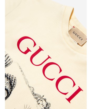 Gucci Baby Logo T-Shirt in Ivory ouvre sa boutique