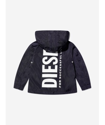 Diesel Kids Zip Up Jacket in Black Venez découvrir notre 