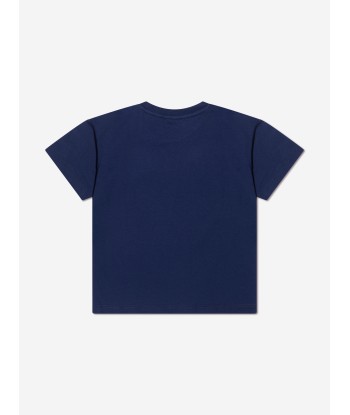 Gucci Baby Boys Logo T-Shirt in Navy ouvre sa boutique