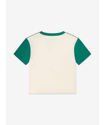 Gucci Kids Logo Print T-Shirt in Green store