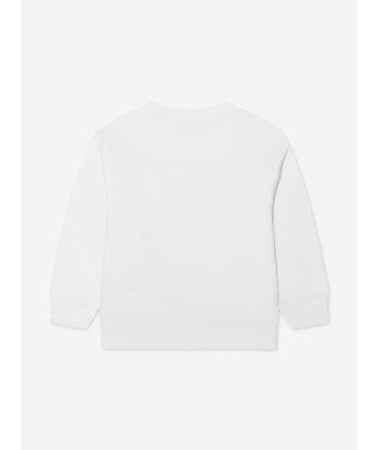 Gucci Girls Logo Sweatshirt in White les ctes